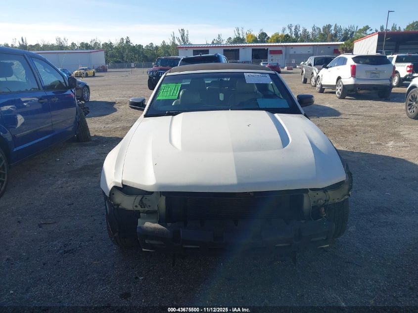 2012 Ford Mustang V6 Premium VIN: 1ZVBP8EM3C5286638 Lot: 43675500