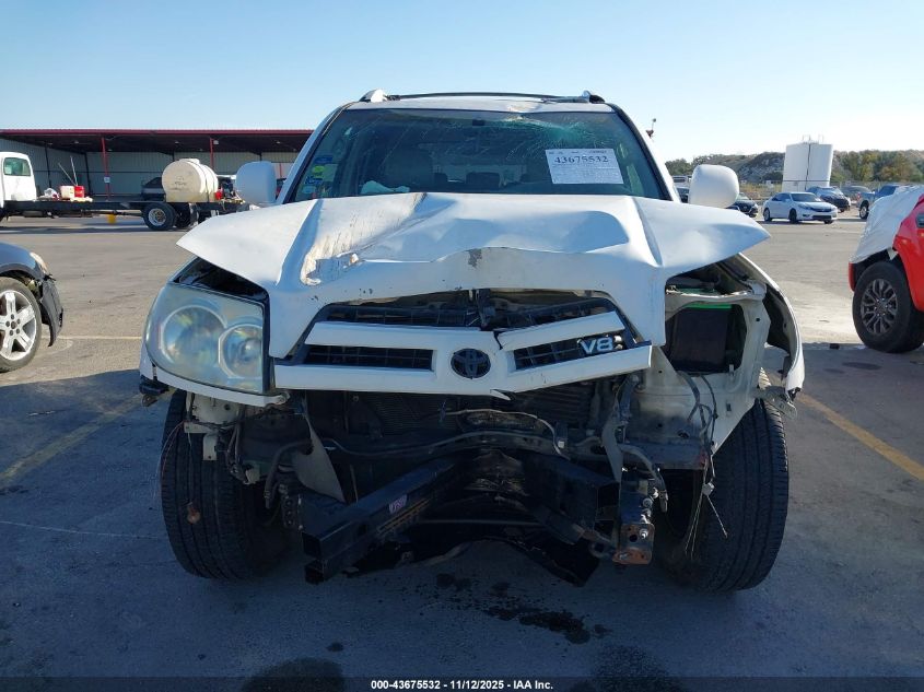 2004 Toyota 4Runner Limited V8 VIN: JTEZT17R048002987 Lot: 43675532