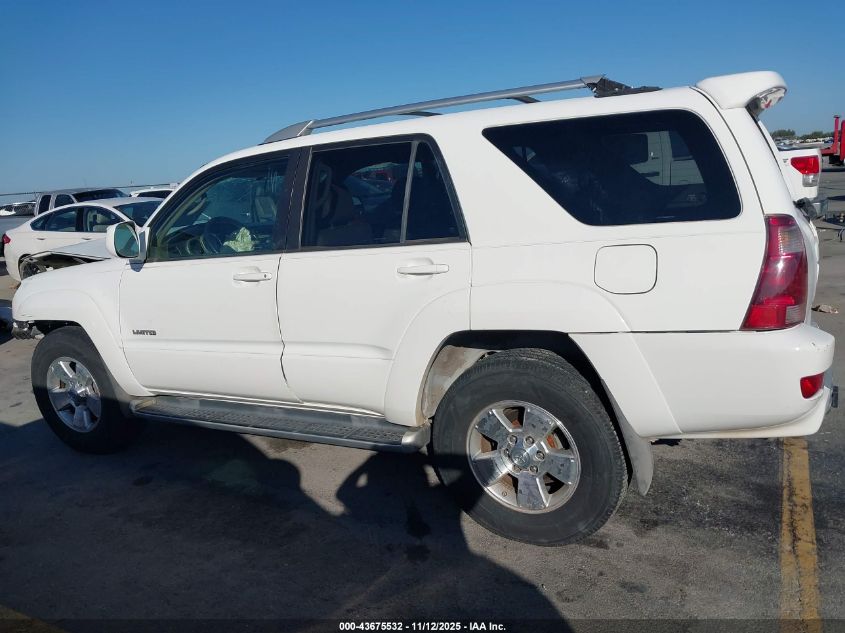 2004 Toyota 4Runner Limited V8 VIN: JTEZT17R048002987 Lot: 43675532