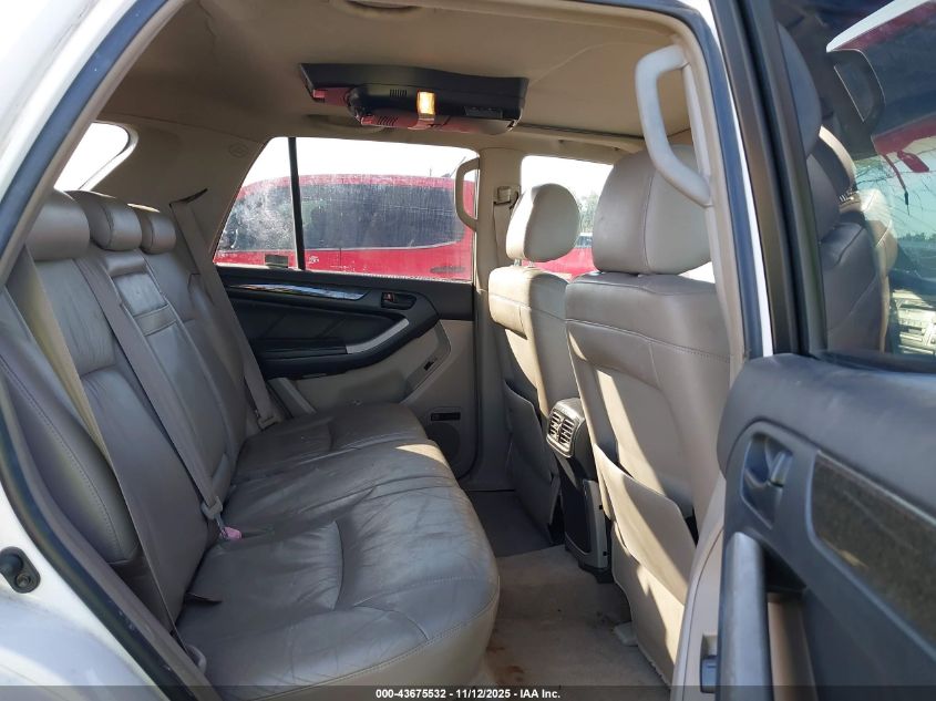 2004 Toyota 4Runner Limited V8 VIN: JTEZT17R048002987 Lot: 43675532