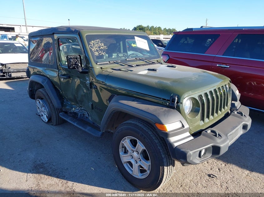 2021 JEEP WRANGLER SPORT S 4X4 - 1C4GJXAG5MW827723