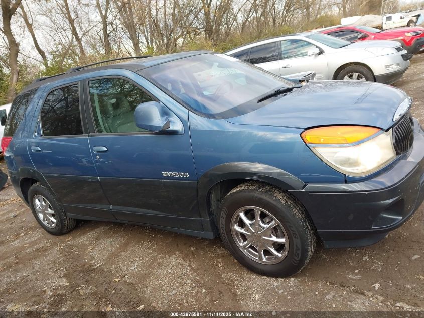 2002 Buick Rendezvous Cxl VIN: 3G5DB03E72S588548 Lot: 43675581