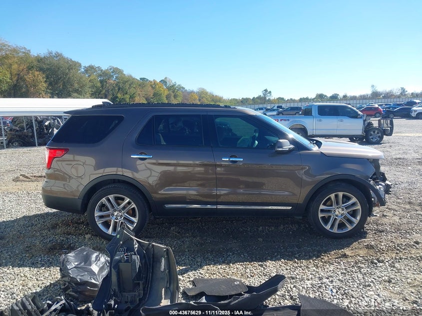 2016 FORD EXPLORER LIMITED 1FM5K7F87GGA02895