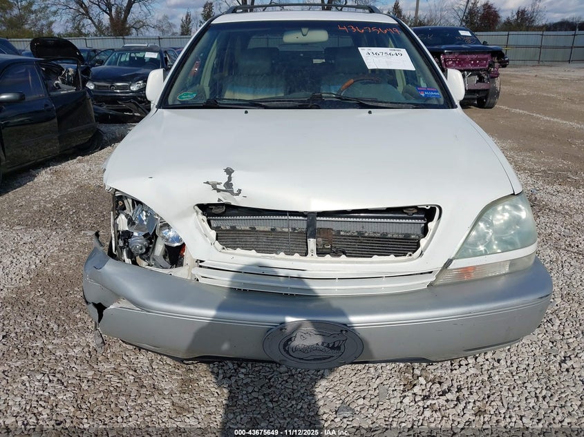 2002 Lexus Rx 300 VIN: JTJGF10U320139478 Lot: 43675649