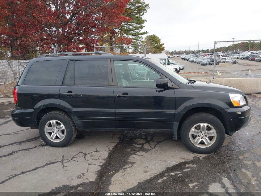 2005 Honda Pilot Ex-L VIN: 2HKYF18785H534916 Lot: 43675685