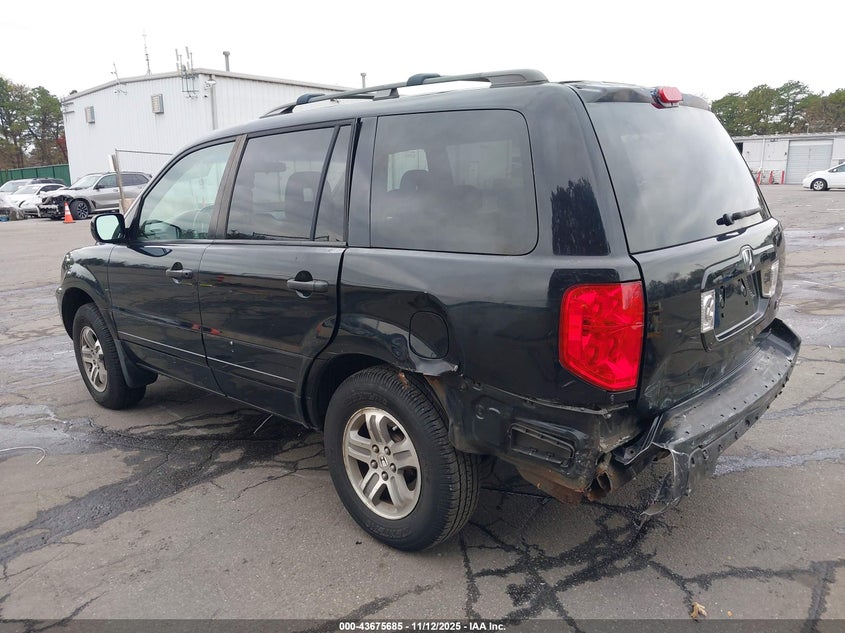2005 Honda Pilot Ex-L VIN: 2HKYF18785H534916 Lot: 43675685