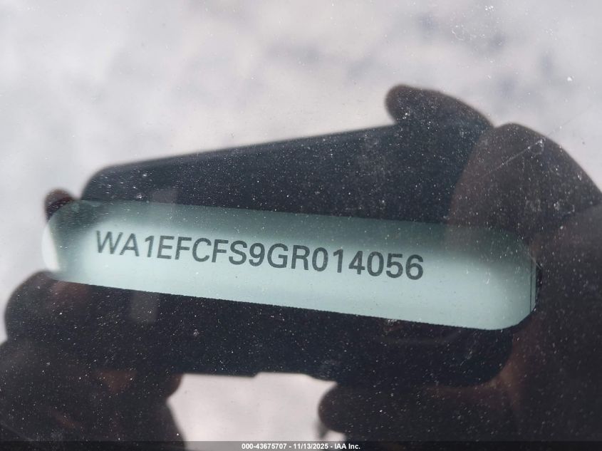 2016 Audi Q3 2.0T Premium Plus VIN: WA1EFCFS9GR014056 Lot: 43675707