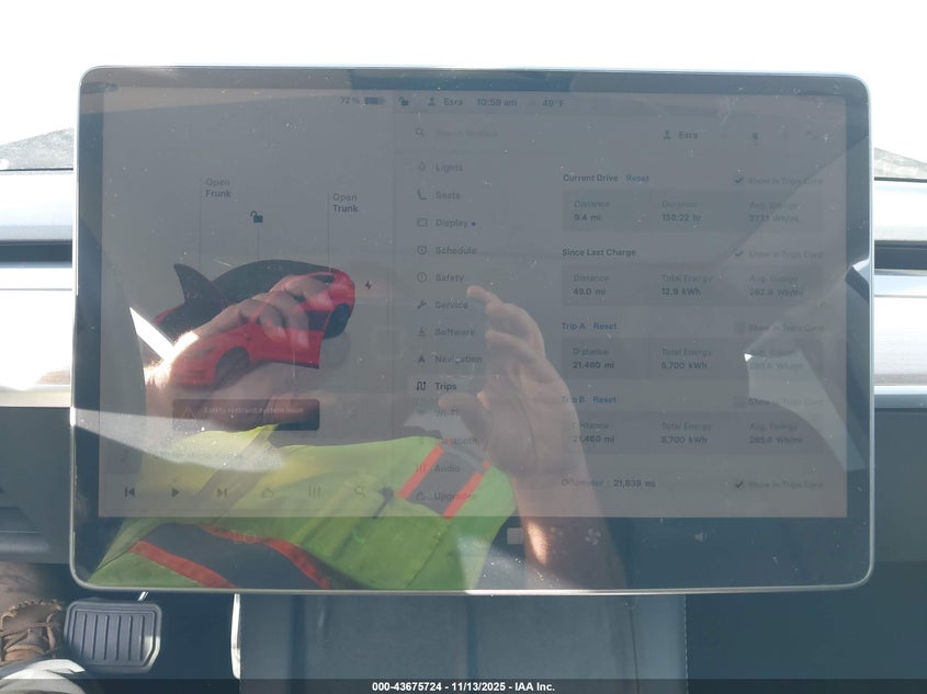 2022 Tesla Model 3 Rear-Wheel Drive VIN: 5YJ3E1EA8NF320665 Lot: 43675724