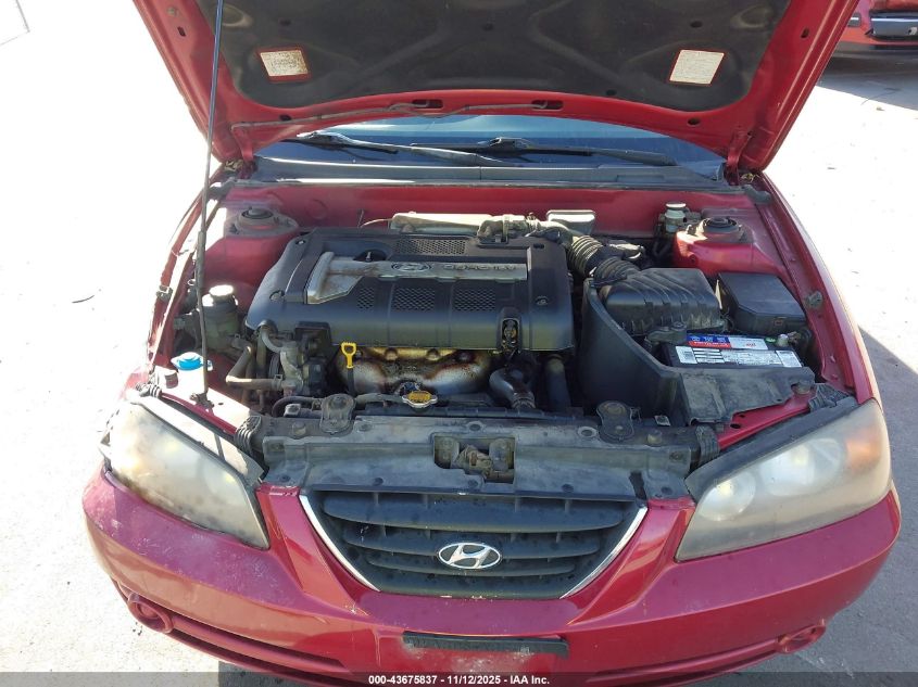 2004 Hyundai Elantra Gls/Gt VIN: KMHDN46D74U754222 Lot: 43675837