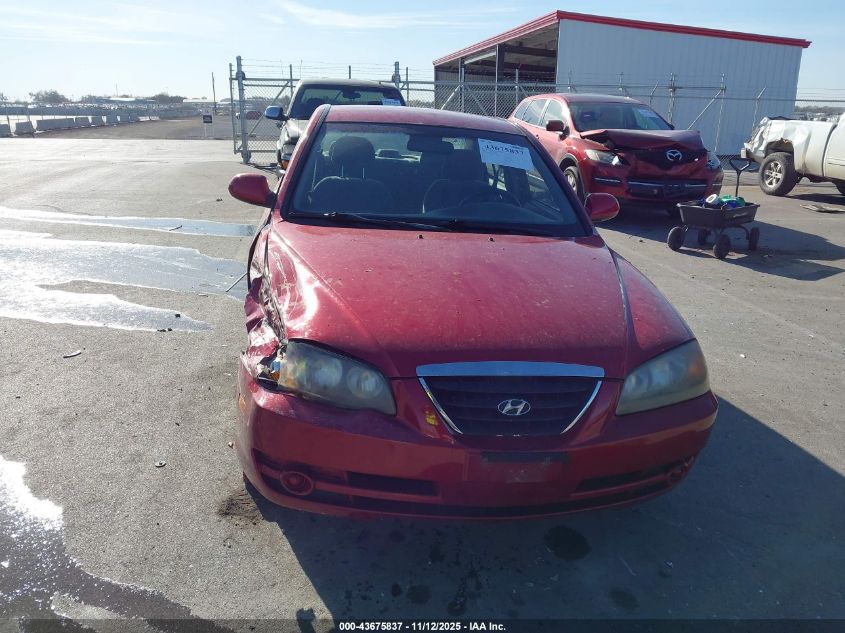 2004 Hyundai Elantra Gls/Gt VIN: KMHDN46D74U754222 Lot: 43675837