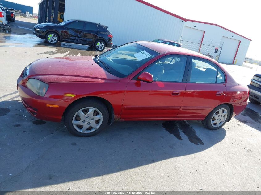 2004 Hyundai Elantra Gls/Gt VIN: KMHDN46D74U754222 Lot: 43675837