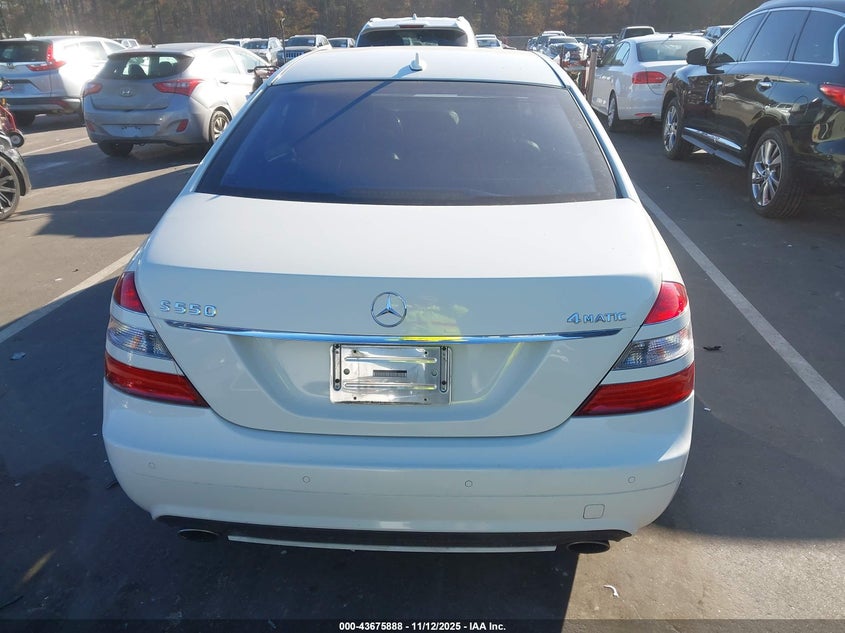 2008 Mercedes-Benz S 550 4Matic VIN: WDDNG86X38A193194 Lot: 43675888