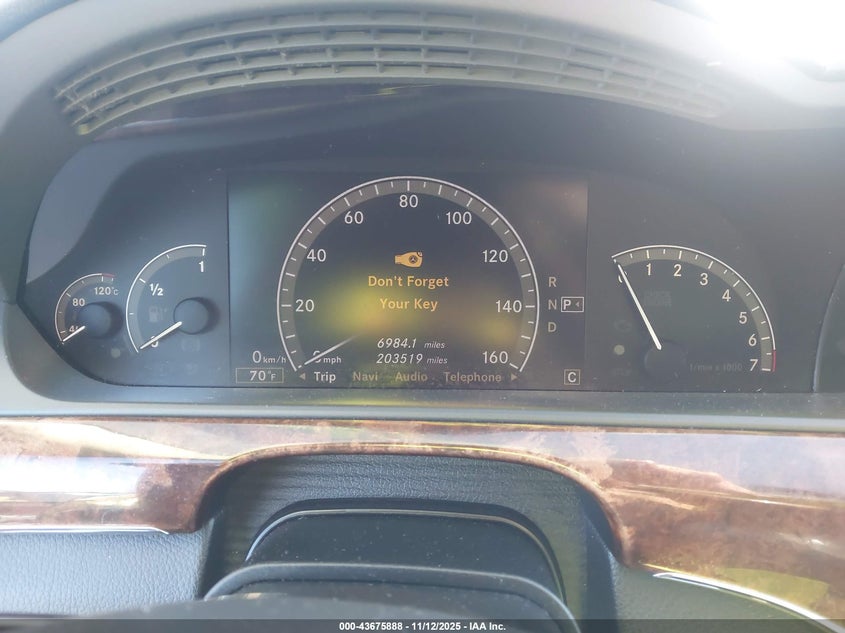 2008 Mercedes-Benz S 550 4Matic VIN: WDDNG86X38A193194 Lot: 43675888