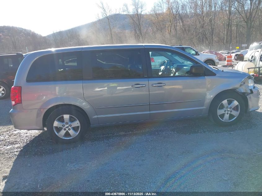 2013 Dodge Grand Caravan Se VIN: 2C4RDGBG4DR618349 Lot: 43675986