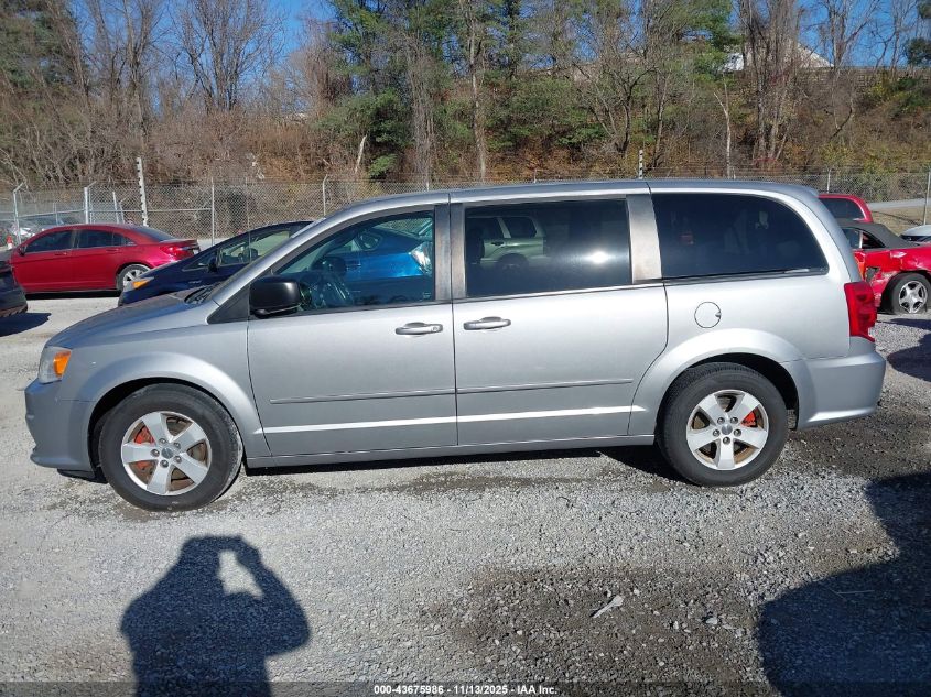 2013 Dodge Grand Caravan Se VIN: 2C4RDGBG4DR618349 Lot: 43675986