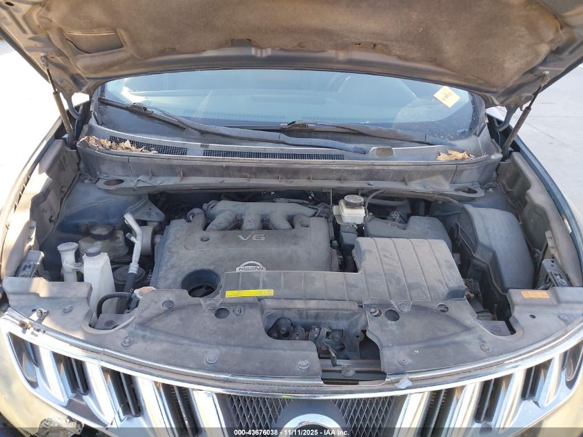 2009 Nissan Murano Sl VIN: JN8AZ18U29W003052 Lot: 43676038