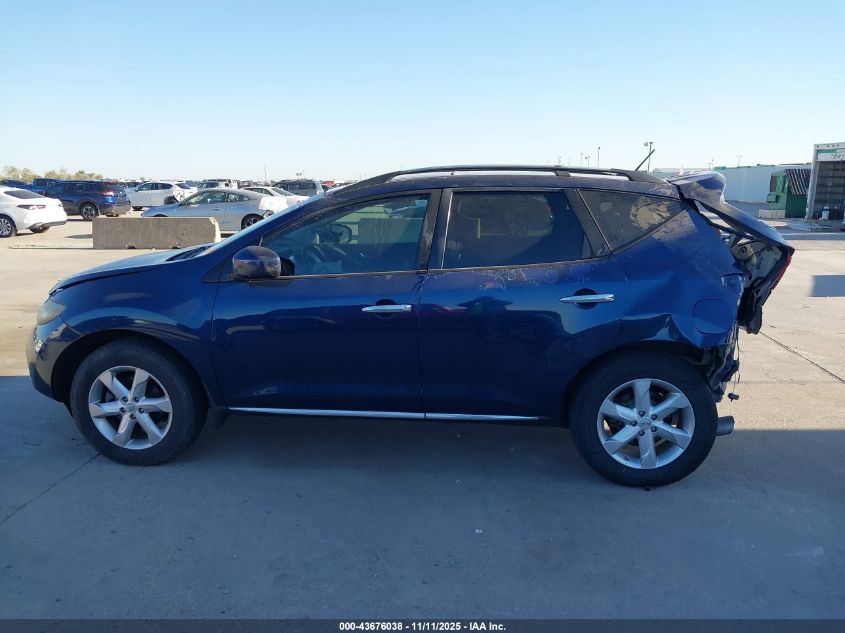 2009 Nissan Murano Sl VIN: JN8AZ18U29W003052 Lot: 43676038
