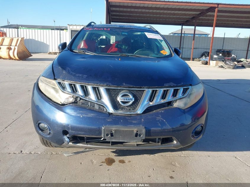 2009 Nissan Murano Sl VIN: JN8AZ18U29W003052 Lot: 43676038