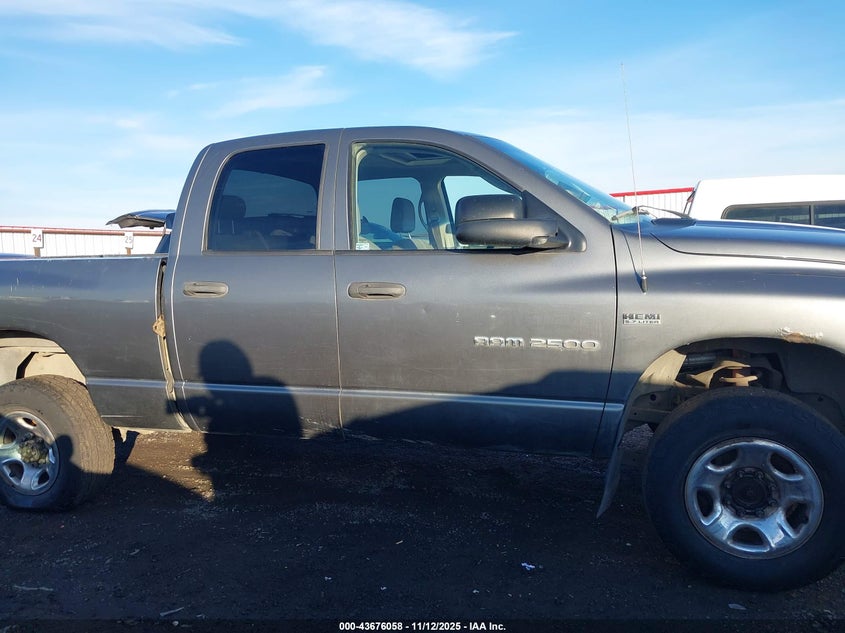 2006 Dodge Ram 2500 Slt/Trx4 Off Road/Sport/Power Wagon VIN: 3D7KS28D26G130667 Lot: 43676058