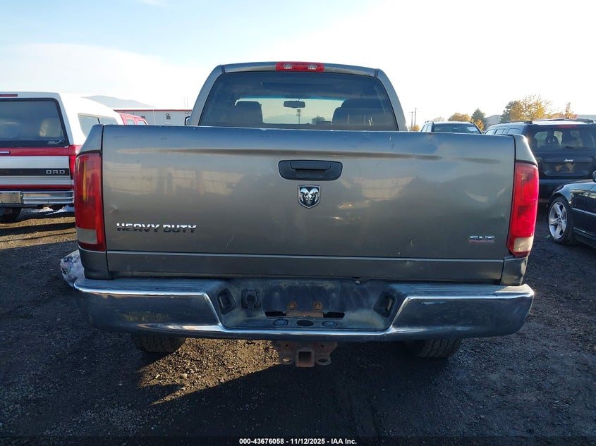 2006 Dodge Ram 2500 Slt/Trx4 Off Road/Sport/Power Wagon VIN: 3D7KS28D26G130667 Lot: 43676058
