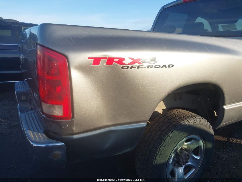 2006 Dodge Ram 2500 Slt/Trx4 Off Road/Sport/Power Wagon VIN: 3D7KS28D26G130667 Lot: 43676058