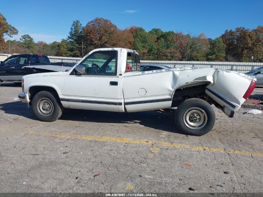 1993 Chevrolet Gmt-400 C2500 VIN: 1GCFC24K7PE107441 Lot: 43676067