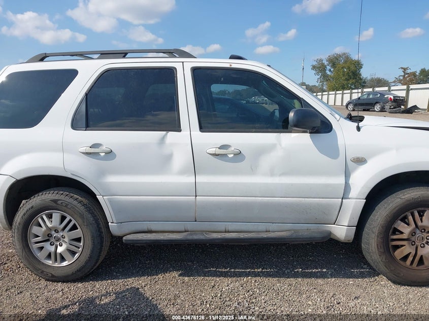 2006 Mercury Mariner Luxury/Premier VIN: 4M2CU56176DJ09663 Lot: 43676126