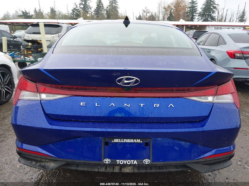 2021 HYUNDAI ELANTRA SEL - KMHLS4AG4MU210928