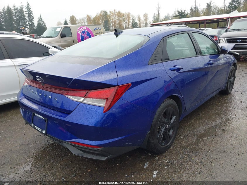 2021 HYUNDAI ELANTRA SEL - KMHLS4AG4MU210928