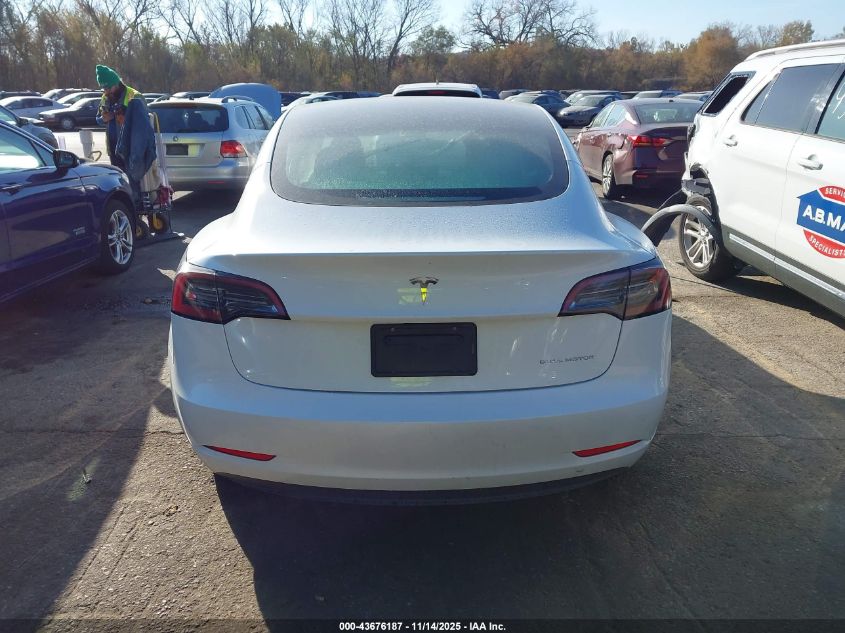 2023 Tesla Model 3 Long Range Dual Motor All-Wheel Drive VIN: 5YJ3E1EBXPF621305 Lot: 43676187