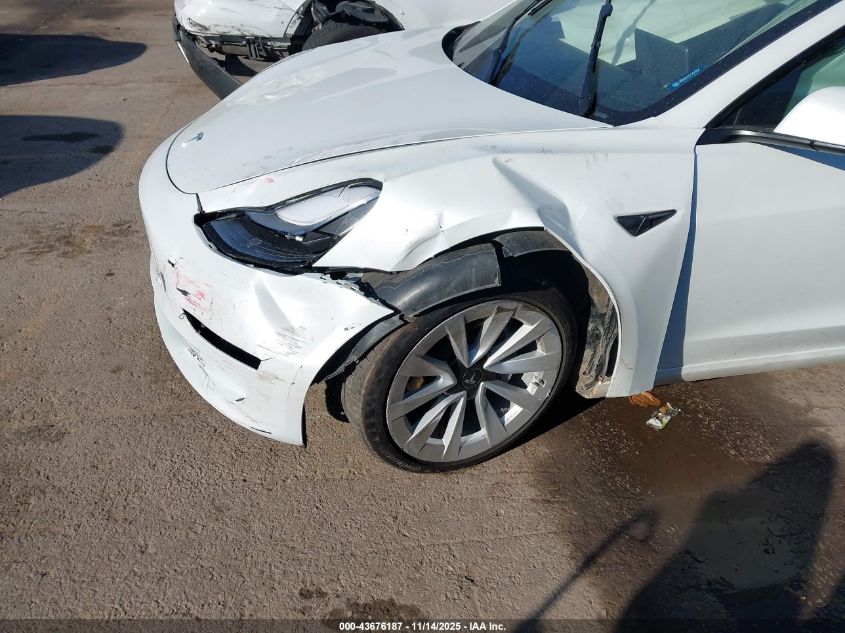 2023 Tesla Model 3 Long Range Dual Motor All-Wheel Drive VIN: 5YJ3E1EBXPF621305 Lot: 43676187