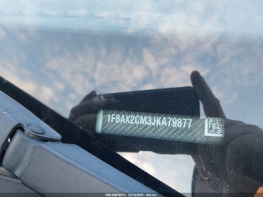 2018 Ford Transit-350 Xlt VIN: 1FBAX2CM3JKA79877 Lot: 43676273