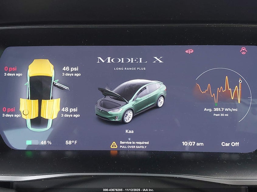 2020 Tesla Model X Long Range Dual Motor All-Wheel Drive/Long Range Plus Dual Motor All-Wheel Drive VIN: 5YJXCAE20LF298352 Lot: 43676285