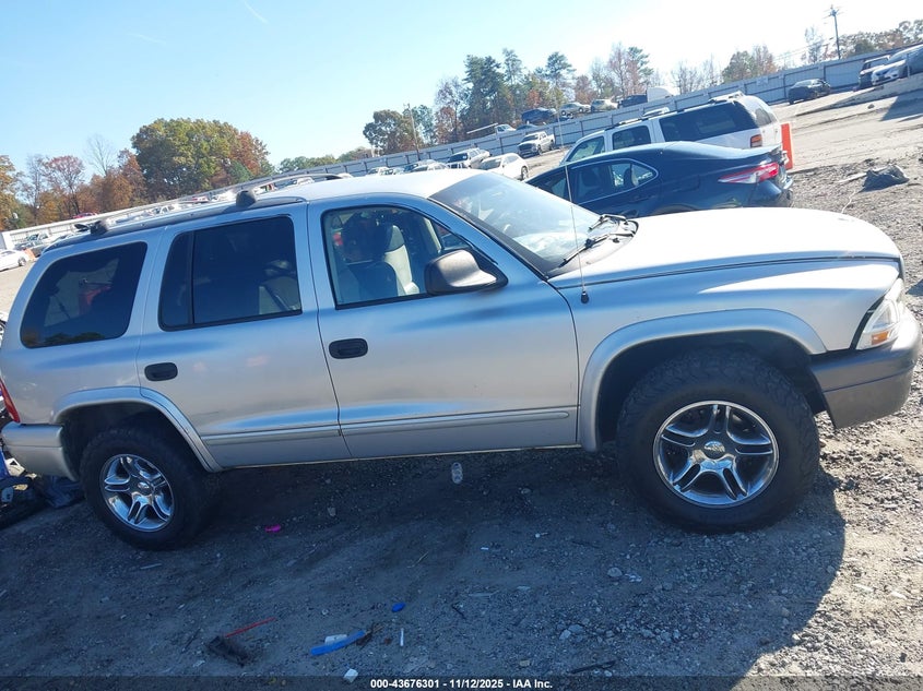 2003 Dodge Durango R/T VIN: 1D8HS78Z53F502899 Lot: 43676301