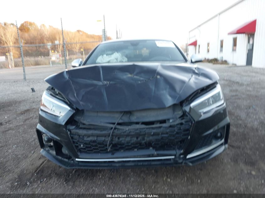 2018 Audi S5 3.0T Premium Plus VIN: WAUC4CF56JA125745 Lot: 43676345
