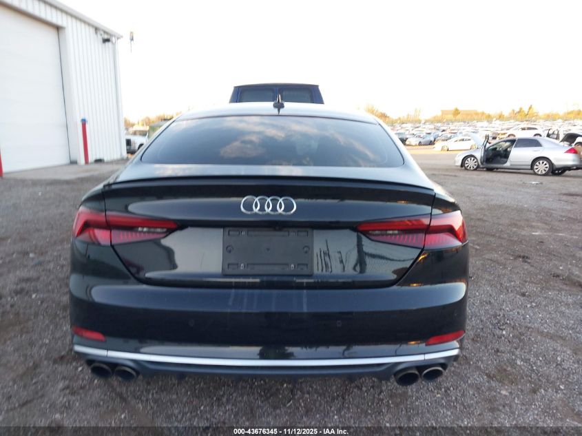 2018 Audi S5 3.0T Premium Plus VIN: WAUC4CF56JA125745 Lot: 43676345