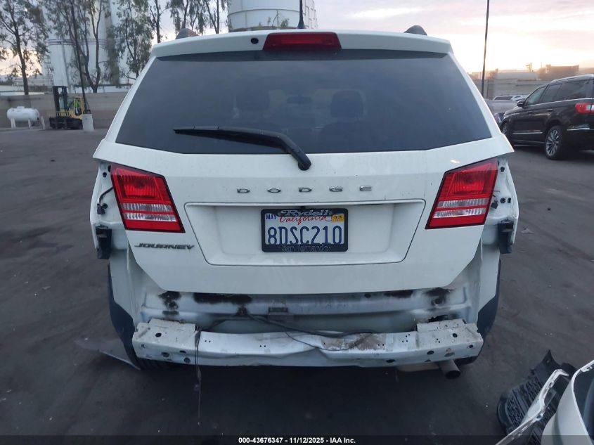 2018 Dodge Journey Se VIN: 3C4PDCABXJT242559 Lot: 43676347