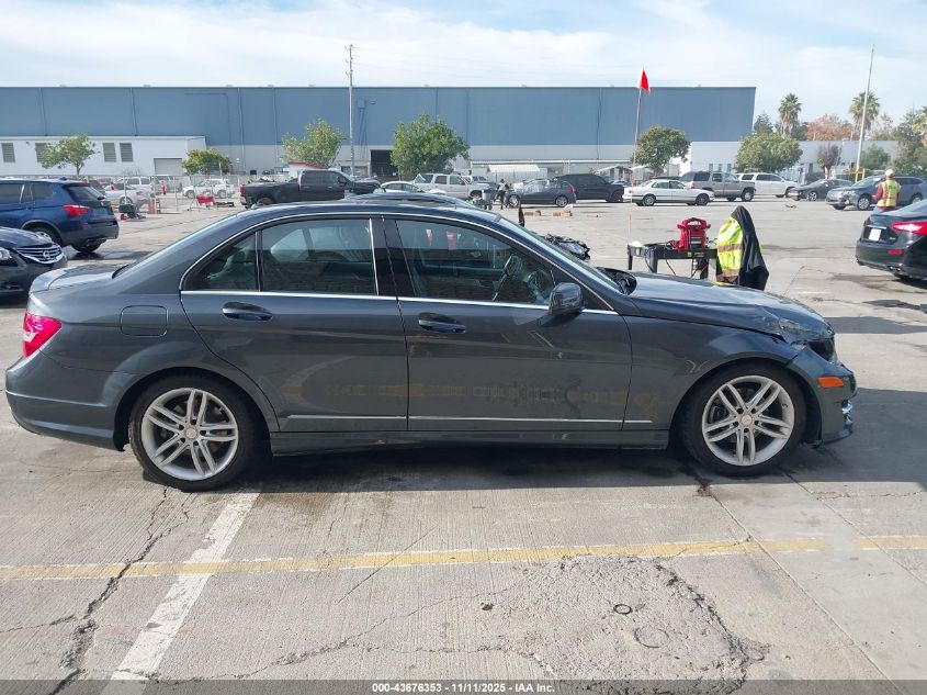 2013 Mercedes-Benz C 250 Sport VIN: WDDGF4HB1DR253443 Lot: 43676353