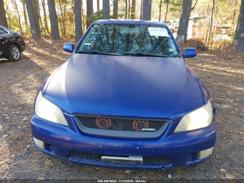 2003 Lexus Is 300 VIN: JTHBD192X30065612 Lot: 43676423