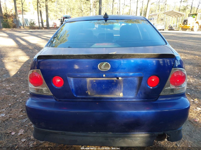 2003 Lexus Is 300 VIN: JTHBD192X30065612 Lot: 43676423