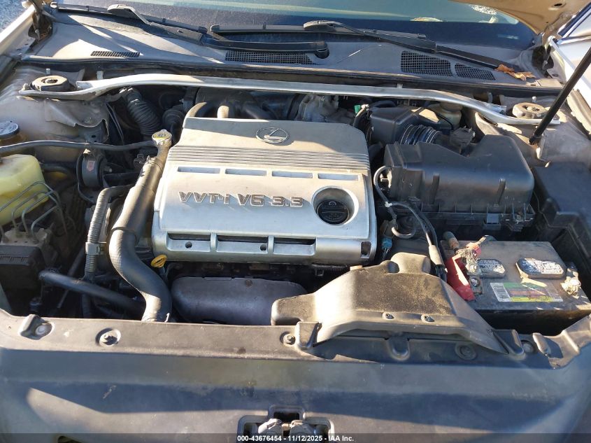 2004 Lexus Es 330 VIN: JTHBA30G045044561 Lot: 43676454