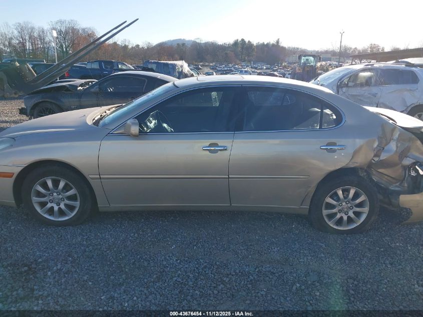 2004 Lexus Es 330 VIN: JTHBA30G045044561 Lot: 43676454
