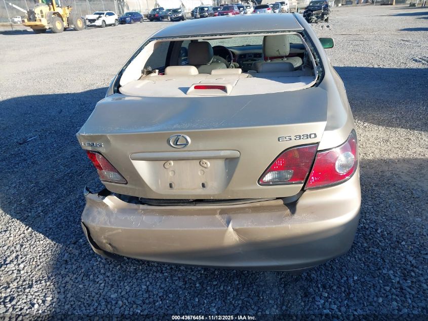 2004 Lexus Es 330 VIN: JTHBA30G045044561 Lot: 43676454