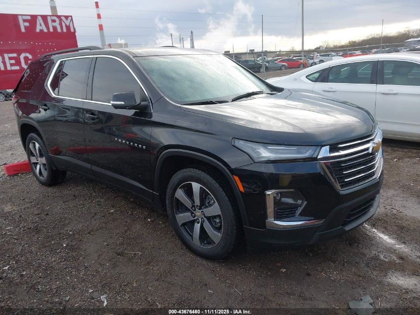 2022 CHEVROLET TRAVERSE FWD LT LEATHER - 1GNERHKW4NJ156188