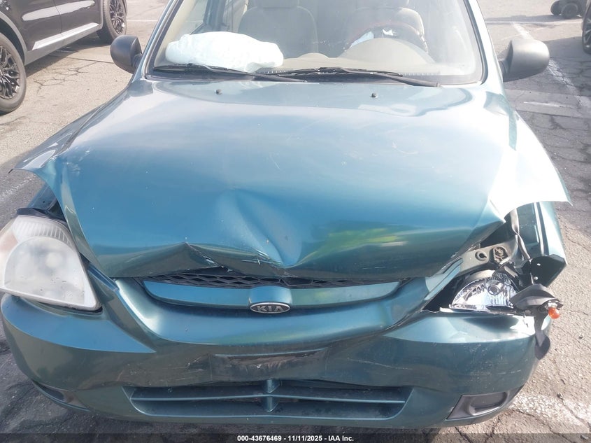 2003 Kia Rio VIN: KNADC125X36205606 Lot: 43676469