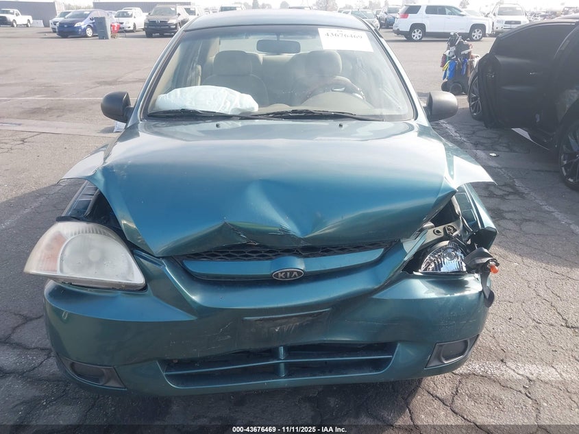 2003 Kia Rio VIN: KNADC125X36205606 Lot: 43676469