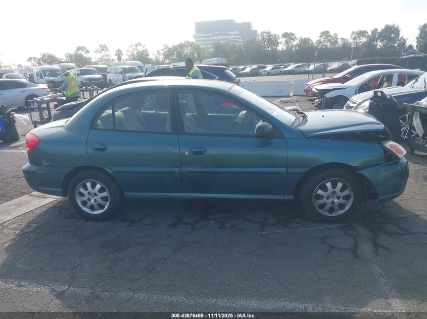 2003 Kia Rio VIN: KNADC125X36205606 Lot: 43676469