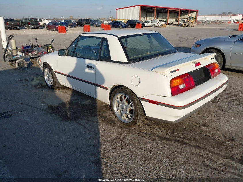 6MPCT0363M8626081 1991 MERCURY CAPRI photo no. 3