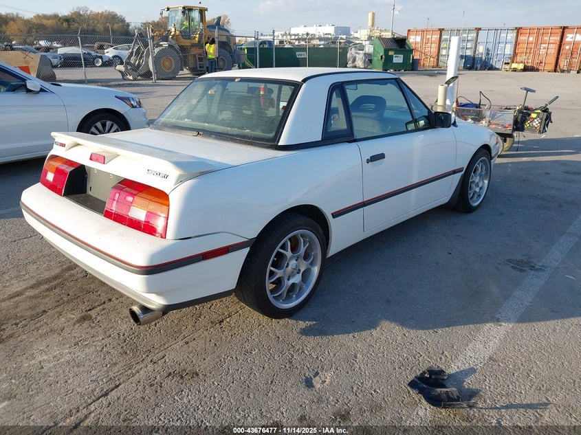 6MPCT0363M8626081 1991 MERCURY CAPRI photo no. 4