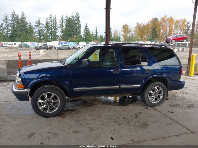 2000 Chevrolet Blazer Ls VIN: 1GNDT13W2Y2296631 Lot: 43676485